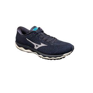 Mizuno Mens Wave Sky Runner Blue Fabric Trail Running Shoes Sneakers Size 10